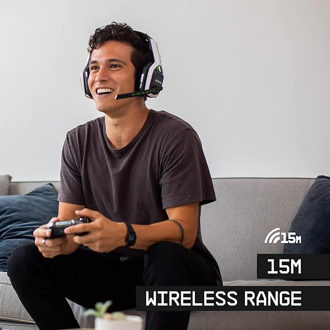 ASTRO Gaming A20 Wireless Headset Gen 2 for Xbox Series X | S, Xbox One, PC & Mac - White/Green