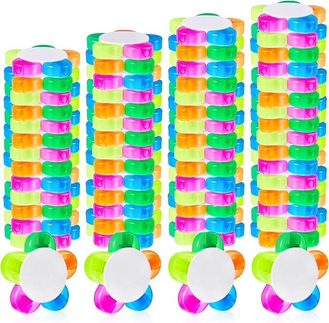 Outus 120 Pieces Petals Highlighters Assorted Colors 5 in 1, Back to School | Flower Shape Watercolor Fluorescent Pens, for Office School Stationery Aesthetic Supplies, 5 Colors