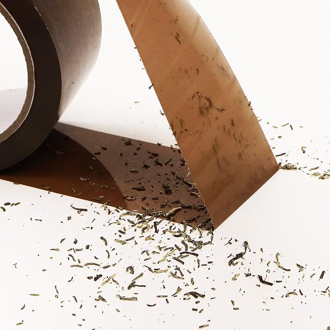 CHUANGSEED 2-Pack Brown Packing Tape with Dispenser-2.7mil x 1.88" x 55Y Heavy Duty Packing Tape for Moving Boxes-Moving Tape Strong Adhesive Packaging Tape.