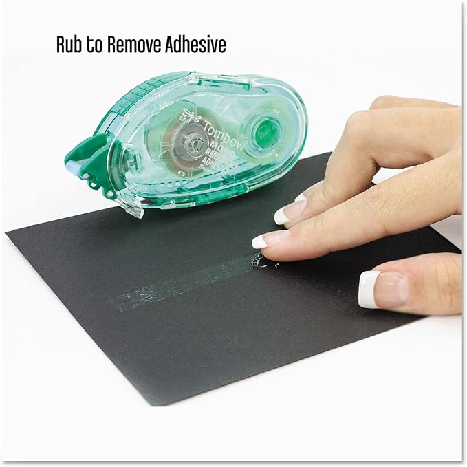 Tombow 62108 Mono Removable Adhesive Applicator, 1/3-Inch x 472-Inch, Roller