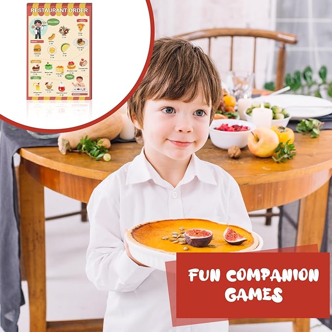 Kids Pretend Play Notepads 4X6 In Pretend Play Notebooks Playtime Notepads Variety Role Play Game Accessories Pages Each for Kids Toddlers 3-5(3,Colored)