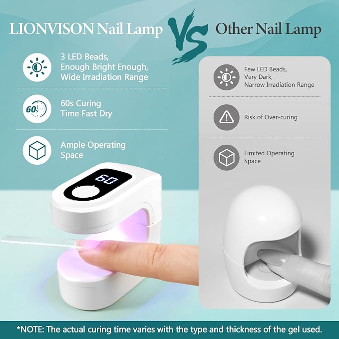 LIONVISON Nail Tips Square Set: 504PCS XXXL No C Curve Straight Tapered Square Nail Tips Extra Long Clear Nail Tips with Nail Extension Glue Gel Prep Dehydrator Primer File UV Curing Lamp for Home DIY