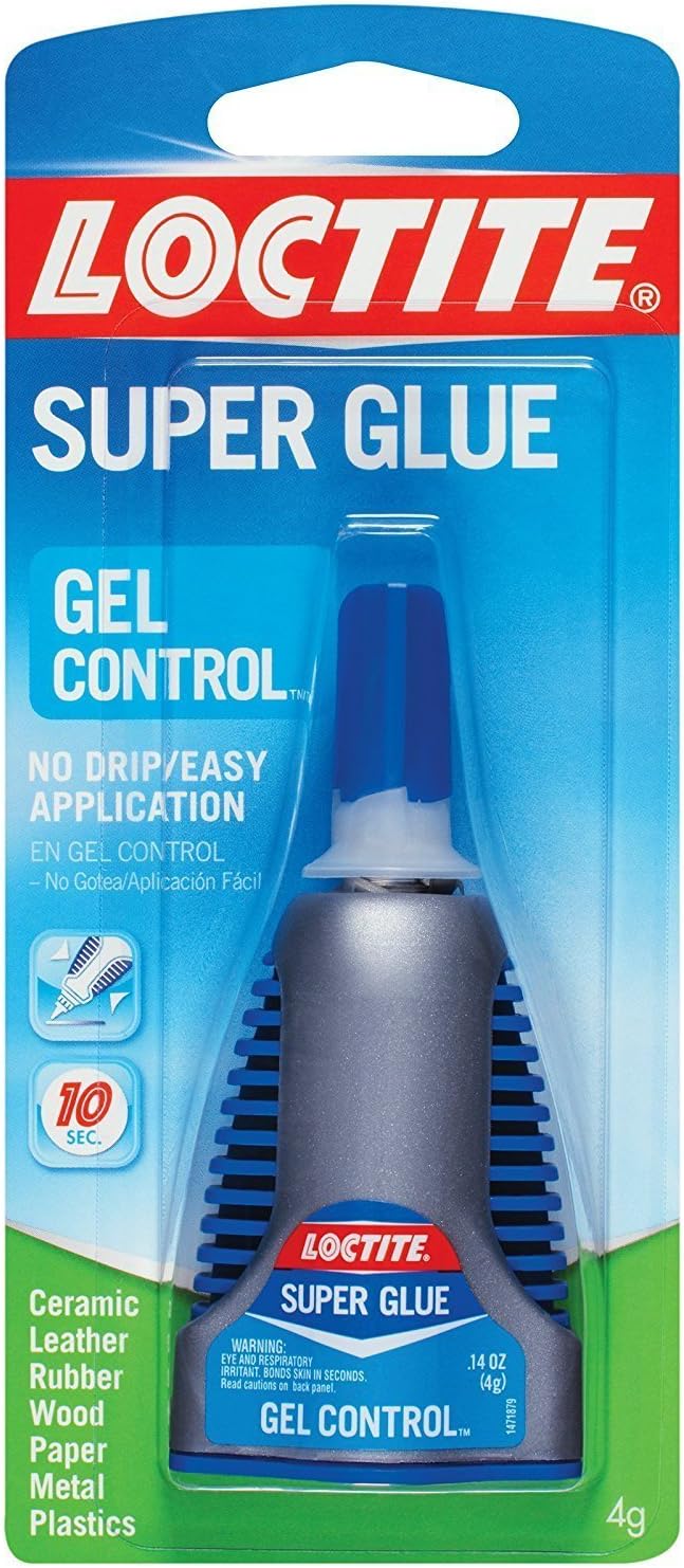 Loctite Super Glue, 6 Packs, Clear Gel, Water Resistant, Multi-Material