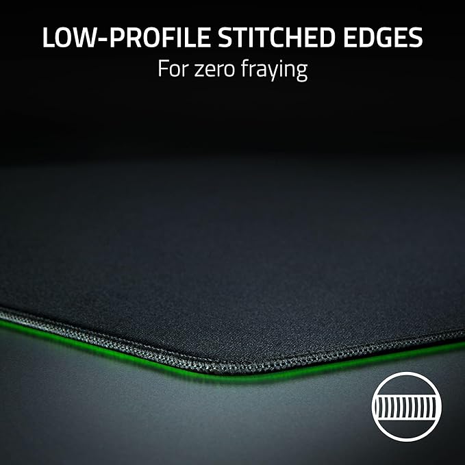 Razer Gigantus V2 Pro Soft Esports Gaming Mouse Pad (Max Control) – Ultra-High Friction Cloth Surface, Tracking Accuracy, GlideCore Foam, Anti Slip Base, Low-Profile Stiched Edges – Large