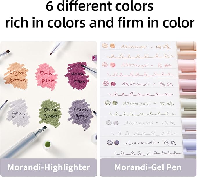 Bible Highlighters No Bleed, Double-Ended 12 Pack Assorted Pastel Colors Highlighter, Chisel and Fine Tips for School & Bible Study, Quick-Dry Pens for Note Taking, Journaling & Art