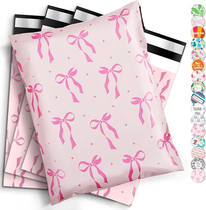 Oududianzi Large Poly Mailers 14.5x19, 100PCS Shipping Bags, Self Seal Mailers Poly Bags, Mailing Envelopes Bulk, Polymailer Packaging Bags for Small Bussiness