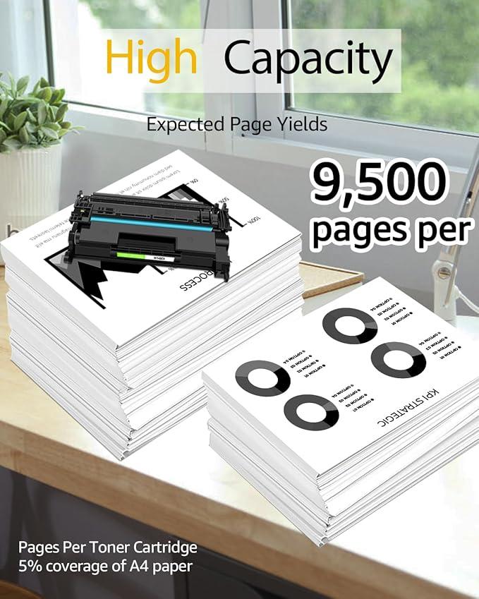 greencycle 148X Cartridge Replacement Compatible for HP 148X Black Toner Cartridge W1480X 148A Pro Ink Cartridge Work with Laser Jet Pro 4001dw 4001dn 4001n MFP 4101fdw 4101fdn (1PCS,with Chip)