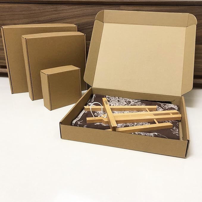 13x11x2 inches Shipping Boxes Set of 24, Brown Corrugated Mailing Cardboard Box Literature Mailer for Packing Small Business Moving and Storage,E-Commerce Packaging (13"×11“×2”)