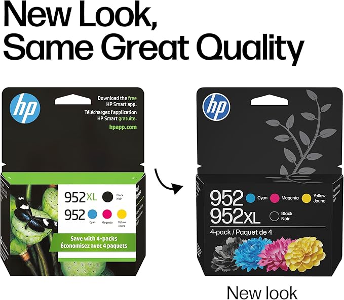 HP 952 Ink Cartridge (Black XL + CMY)
