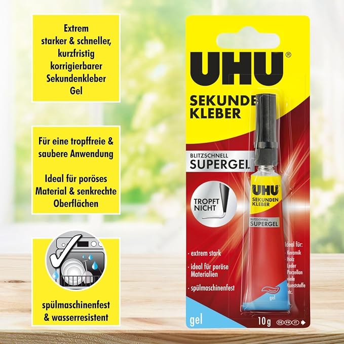 Uhu instant glue, super gel