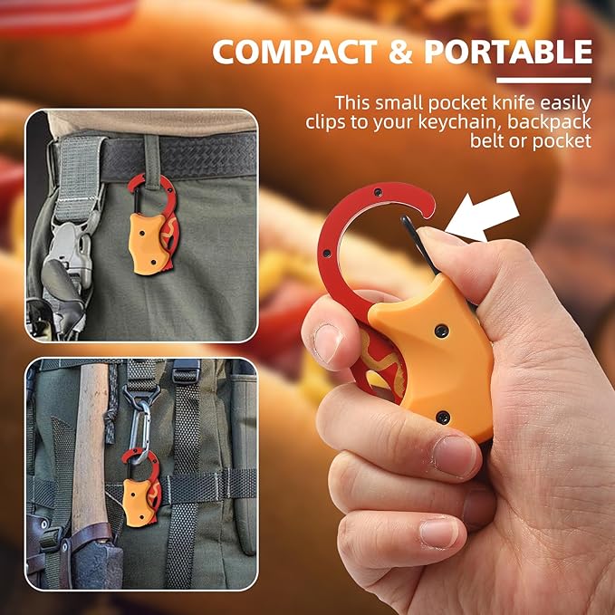 Small Pocket Knife for Men,Pocket Utility Knife with 1.38''Sharp Blade,Cute Folding Knife Box Cutter，Mini EDC Knives for Everyday Carry,Ideal Gifts for Men and Women