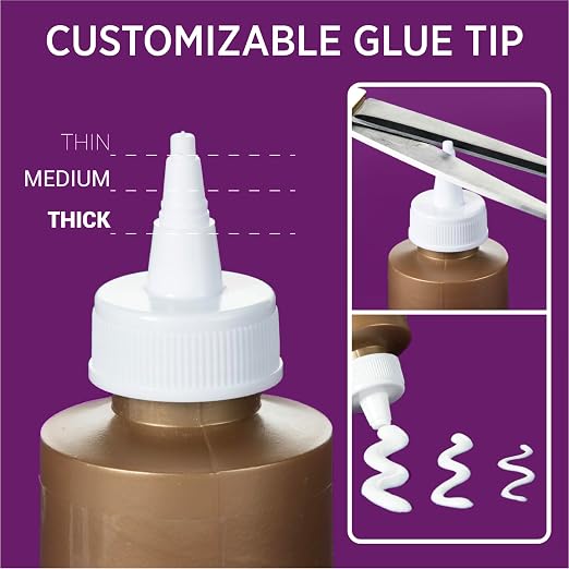 Aleene's Original Tacky Glue, All Purpose Adhesive, Perfect for Crafts and DIY Projects, Dries Fast and Clear, 4 fl oz 3-Pack