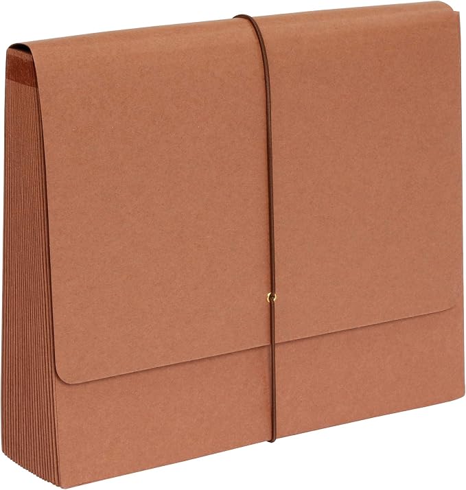 Pendaflex 21 Pocket A-Z Expanding File, File Organizer for School, Home and Office, Durable Organizer with Pockets, Letter Size, Red Rope (75711) (Pack of 4)