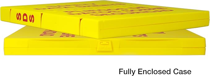 UniKeep Safety Data Sheets (SDS) Binder - 1.0 Inch Ring Capacity - 3 Poly Rings (1)