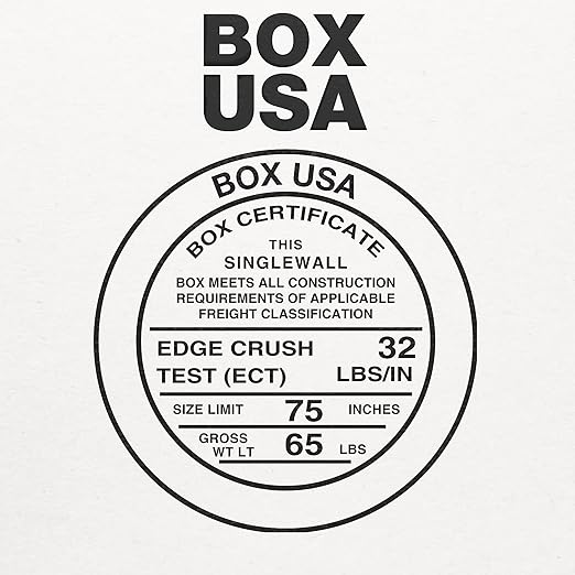 BOX USA Shipping Boxes Small 18"L x 12"W x 6"H, 25-Pack | Corrugated Cardboard Box for Packing, Moving and Storage