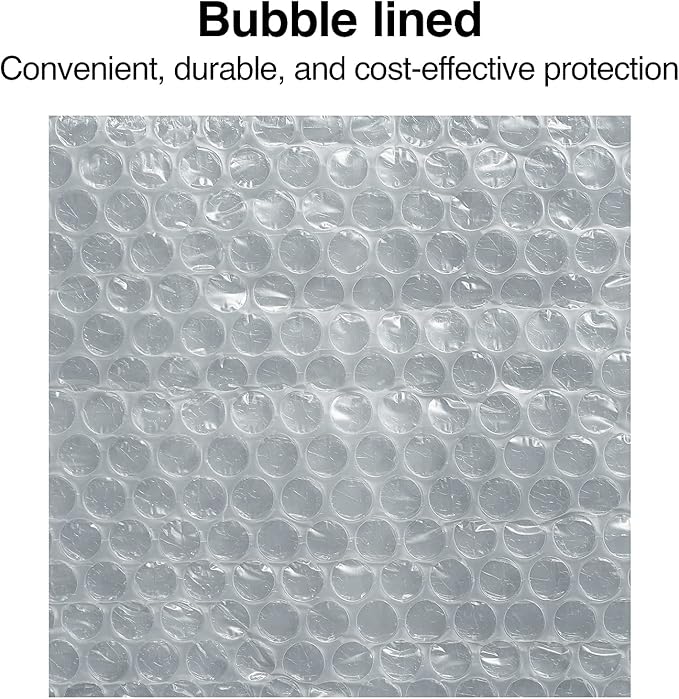 Staples Peel & Seal Bubble Mailers, #7 Size, 14.25” x 19”, Extra‑Large Cushioned Envelopes — 8/Pack