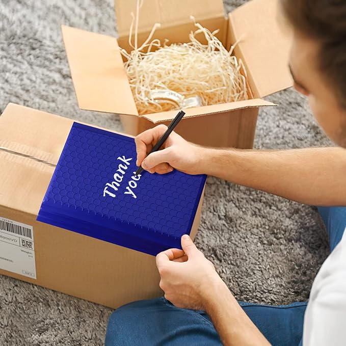 Metronic Bubble Mailers 6x10“ 100 Pack Usable Size 6x9" Self-Seal Bubble Mailer Thick Padded Envelopes Cushioning Shipping Envelopes for Small Business Shipping Blue