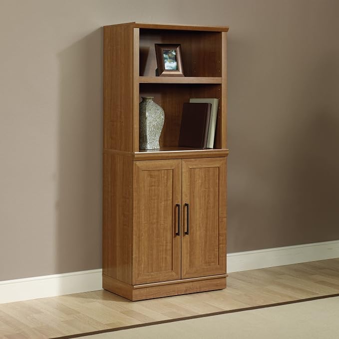 Sauder HomePlus Base Cabinet/ Pantry Cabinet, Sienna Oak finish