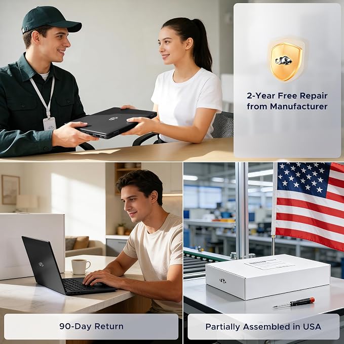 NIMO 15.6" IPS FHD Light-Gaming-Laptop, AMD Ryzen 7 8745HS 16GB DDR5 RAM 1TB SSD (8C/16T, up to 4.9 GHz Beat R9 7940HS) Radeon 780M GPU 100W Type-C Backlit Keyboard Fingerprint, for Students & Gamers
