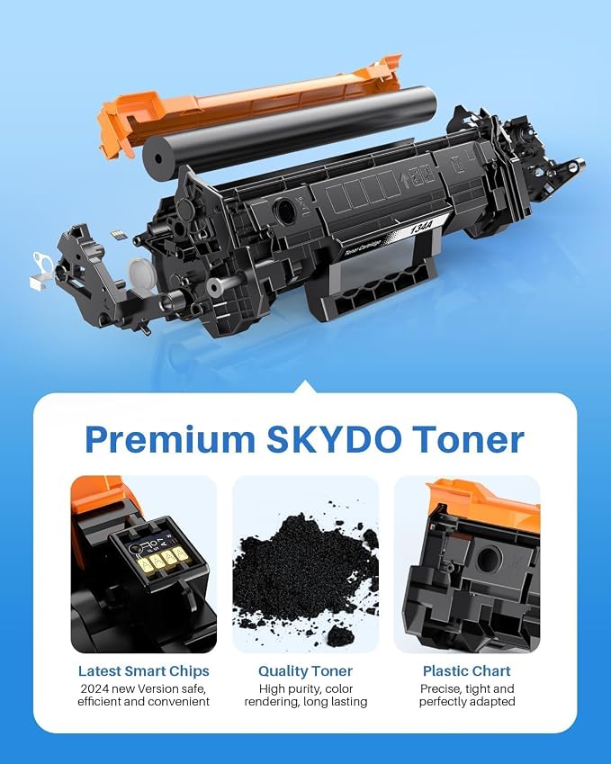 134A Black Toner Cartridge with Chip Compatible for HP W1340A M234dw M209dw | High Yield 134A W1340A 134X Toner Work for HP LaserJet Pro M209dw M234dw M234sdw M234sdn Ideal for home & office (2 Pack)