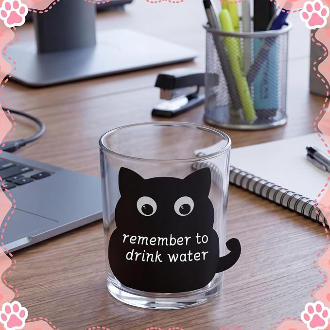 Estune 400 Pcs Black Cat Theme Sticky Notes Back to School Note Pads Cat Teacher Note Pads Stylish Practical Cute Funny Sticky Notes for Office Home Supplies