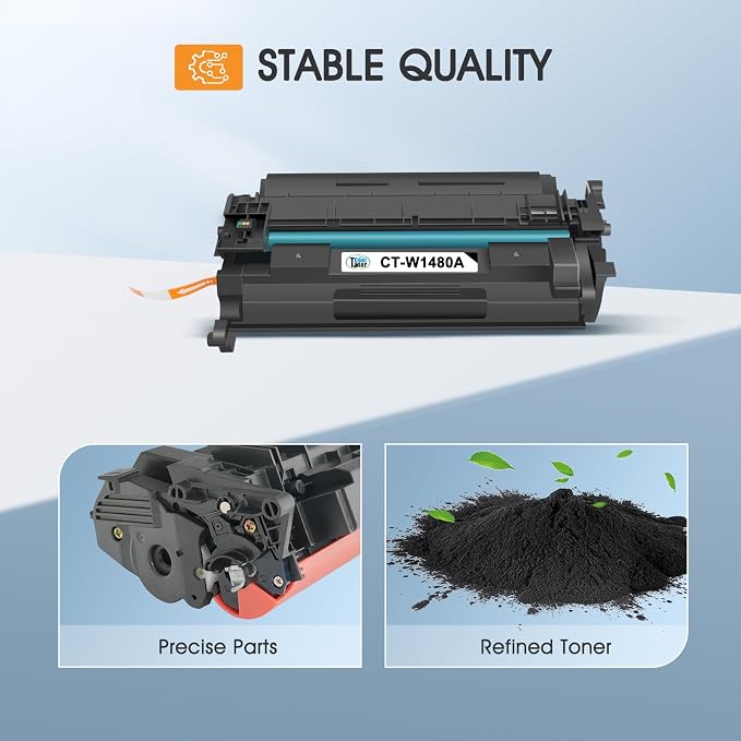 148A W1480A Toner Cartridge Black 4001n MFP 4101fdw 148X W1480X High Yield | Compatible for HP 148 148A for HP LaserJet Pro MFP 4101fdw 4101fdn Pro 4001dw 4001dn Printer Ink (4 Pack with Chip)