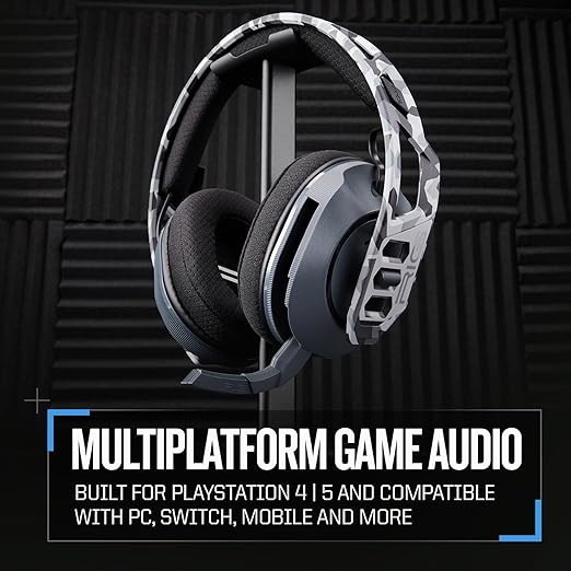 RIG 600 PRO HS Dual Wireless Multiplatform Gaming Headset with 2.4GHz/Bluetooth for PlayStation PS4, PS5, Nintendo Switch, Switch 2, PC, USB, Steam Deck, Android, iPhone - Arctic Camo