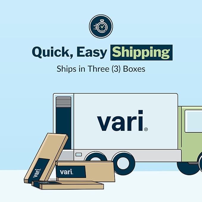 Vari ComfortEdge 80x60 L-Shape Electric Standing Desk – Height Adjustable Sit-Stand VariDesk for Corner Office with Reversible Left/Right Design + White Top/White Legs (Ships in 3 Boxes)