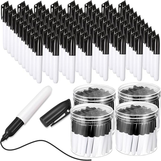 Ctosree 160 Pcs Mini Dry Erase Markers for Nurses Badge Small Markers | Back to School, Erasable Whiteboard Markers, with Cap Clips, Low Odor Dry Erase Pens, Office Classroom Supplies