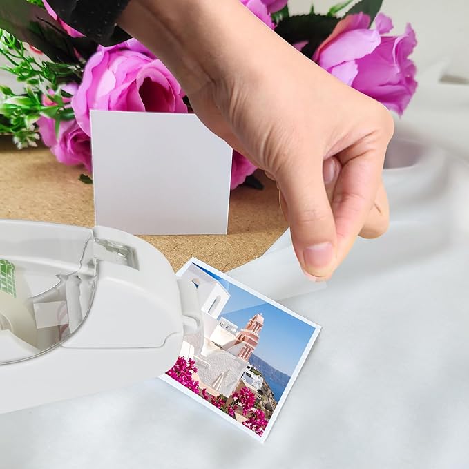 Eagle Automatic Tape Dispenser, Handheld & Portable Design, Office Tape Gun, One-Handed Operation with Safety Blade for Office, Home, DIY or Packaging (Includes 2 Free Tapes)(Snowy White)