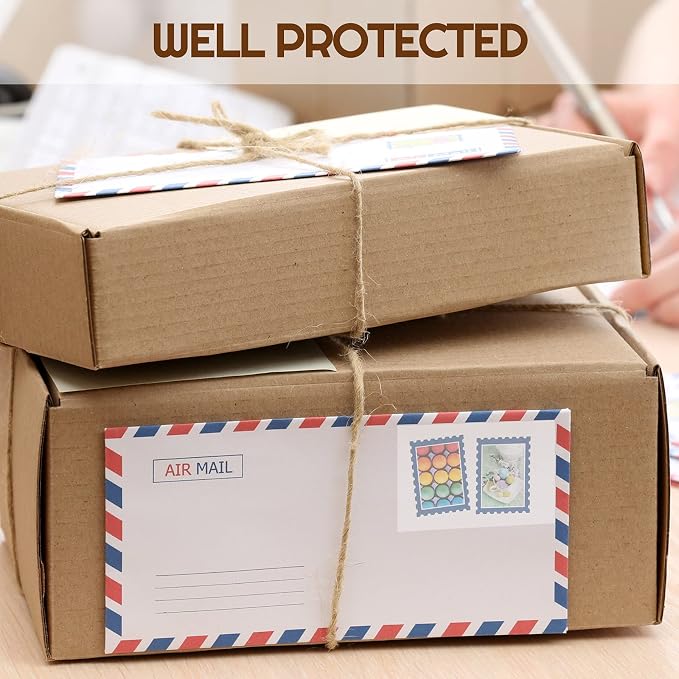 Zonon 500 Pcs Clear Label Protectors Stickers, 4 x2 Inch,Rectangle (Pack of 2)