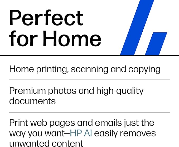 HP Envy Photo 7975 Wireless Color Inkjet Photo Printer, Print, scan, Copy, Easy Setup, Mobile Printing, Best-for-Home, 3 Month Instant Ink Trial Included, AI-Enabled (B63K3A)