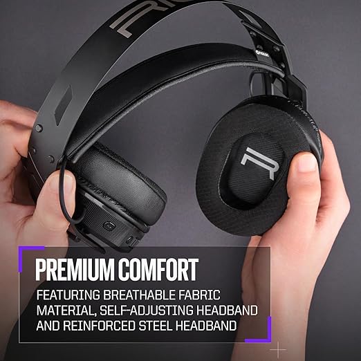RIG 900 MAX HX Universal Dual Wireless Headset 2.4GHz / Bluetooth Officially Licensed for Xbox – Works with PC, PS4, PS5, Switch, Android, iPhone - Charging Base - 60 Hr Battery - Dolby Atmos 3D Audio