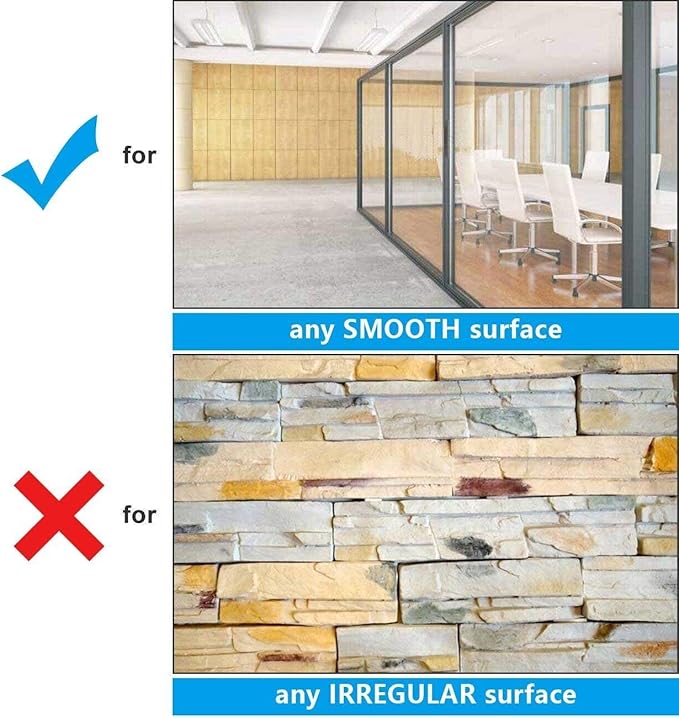 AFMAT White Board Sticker for Wall, 1.44x11ft Peel and Stick Whiteboard Wallpaper, Stain-Proof & Super Sticky Dry Erase Wall Decal, Dry Erase Contact Paper Roll Adhesive for Table/Door, 3 Markers WS11