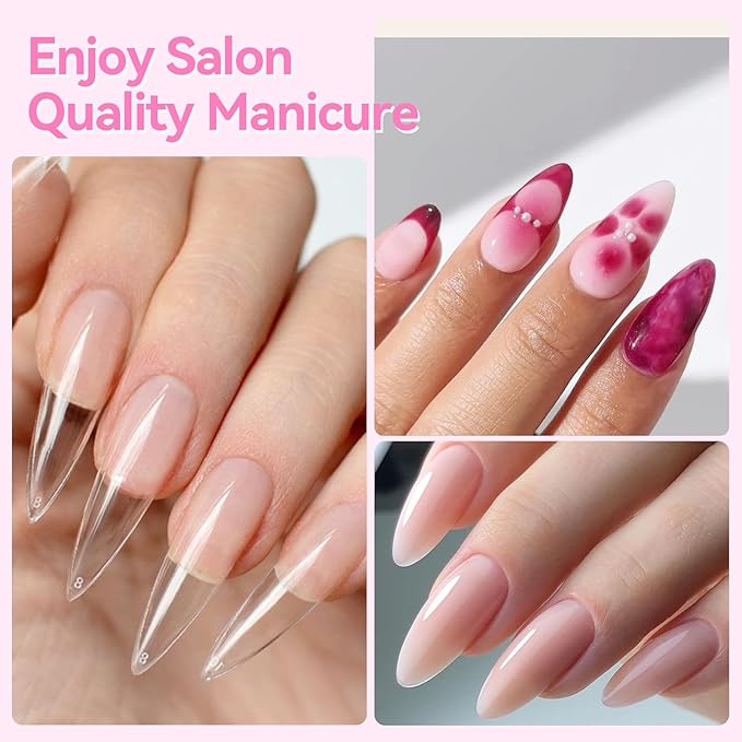 Born Pretty 15ml Gloss Gel Top Coat and Nail Glue for Tips Set,No Wipe Super Top Coat Not Chip or Peel and Long Lastingfor Nail Art