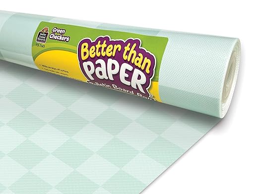 Teacher Created Resources Green Checkers Better Than Paper® Bulletin Board Roll (TCR77601)