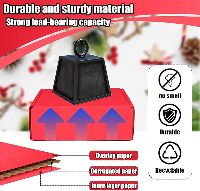 Small Shipping Boxes, 50 Pack Cardboard Box Corrugated Mailer Boxes Small Corrugated Boxes For Shipping Packaging Craft Gifts Giving Products, 6 x 4 x 1.6 Inches (Red)
