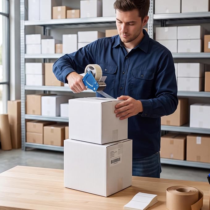 CRUGLA Assorted Sizes Shipping Boxes 30 Pack (8x8x8, 6x6x6), White Corrugated Cardboard Mailers, Each 15 PCS Small Boxes for Small Business Packaging, Shipping & Storage