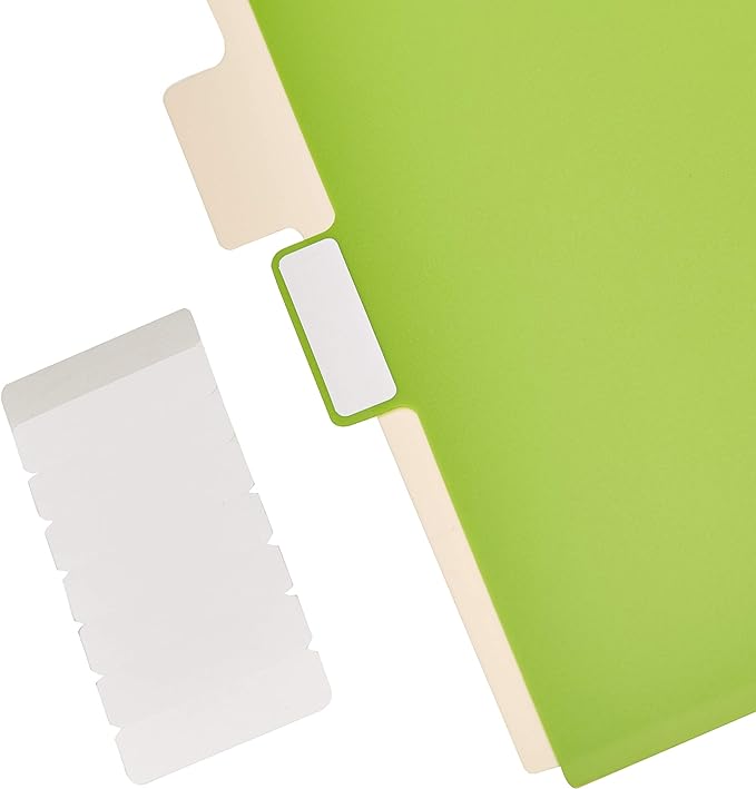 Amazon Basics 8-Tab Plastic Binder Dividers with Multicolor Tab Labels for 3 Ring Binder, Durable, 3-Hole Punched, for School, Office and Home Organization, Letter Size, Assorted Colors, 6-Pack