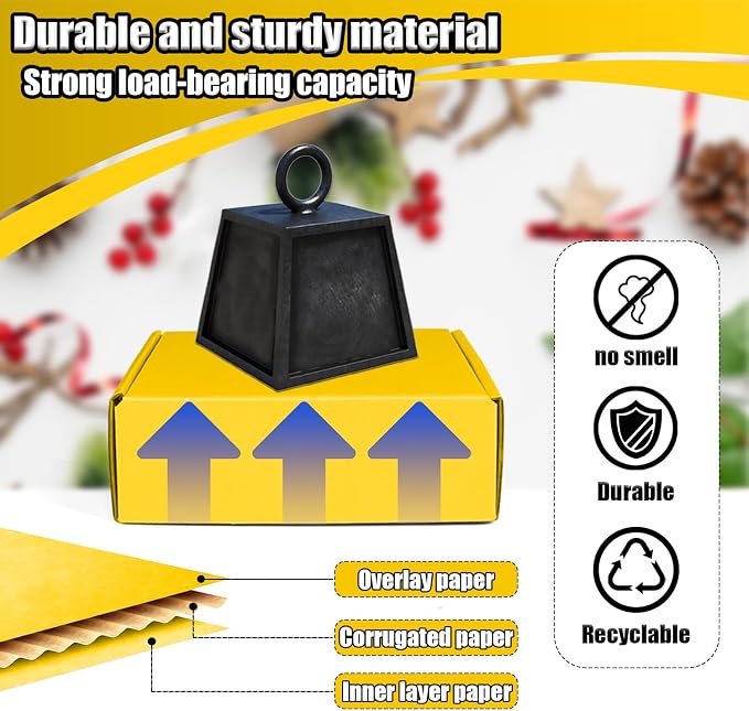 Small Shipping Boxes, 50 Pack Cardboard Box Corrugated Mailer Boxes Small Corrugated Boxes For Shipping Packaging Craft Gifts Giving Products, 6 x 4 x 1.6 Inches (Yellow)