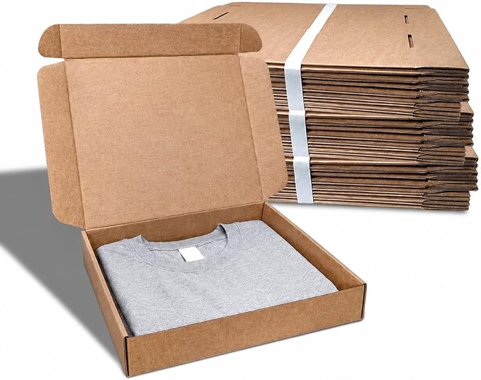 Corrugated Shipping Boxes13x11x3Inches, 30Pack Kraft Cardboard Literature Mailers, Durable Small Business Mailing Boxes for Packaging & Shipping Supplies, Brown,Shipping boxes made from recycled paper