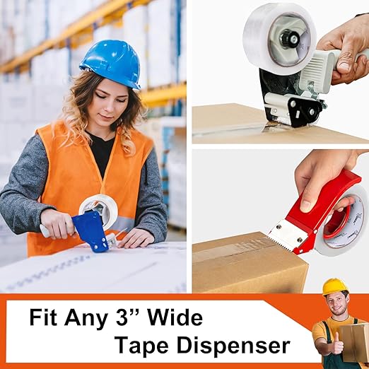 Packing Tape (36 Rolls),2.7mil,Packaging Tape Heavy Duty for Shipping Moving Sealing,1.88 Inch x 60 yd Per Roll,Total 2160 Yards