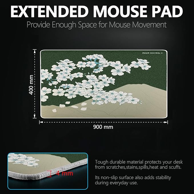X-Raypad Aqua Control 2 Gaming Mouse Pad, Ultra-High Precision Mouse Pad with Perfect Speed and Control Capability, Consistent X and Y Glide, Designed for Fps Players with Low DPI Requirements
