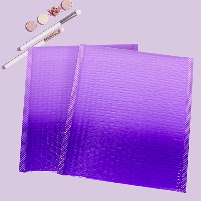 8.5x11 Inch 30 Pack Purple Bubble Mailers, Waterproof Padded Envelopes, Self Seal, Strong Adhesion Bubble Envelopes, Cushioning Padded Mailers for Small Items