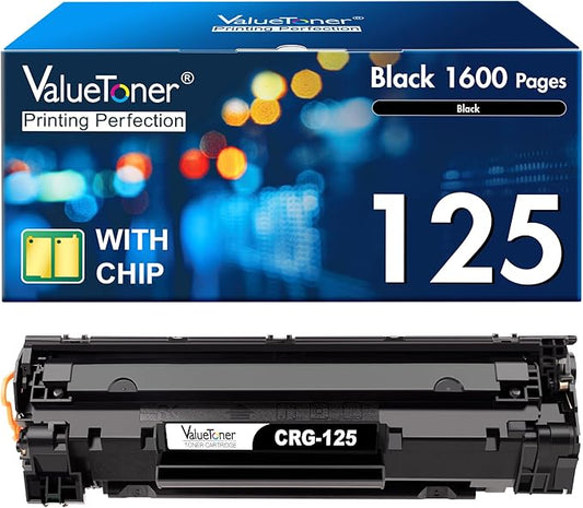 Valuetoner Compatible Toner Cartridge Replacement for Canon 125 Black Toner Cartridge CRG-125 3484B001AA High Yield for ImageClass MF3010 LBP6030w LBP6000 LBP6000B LBP6020 LBP6020B LBP6018 Printer