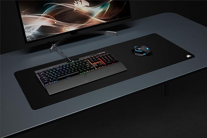 Corsair MM350 PRO Extended XL Premium Spill-Proof Cloth Gaming Mouse Pad – 36.6” Width x 15.7” Height Surface – Black,(Pack of 10)
