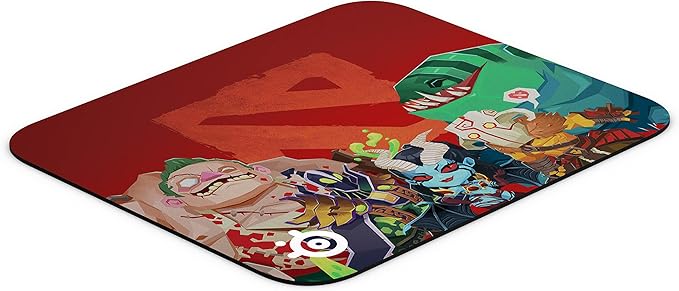 SteelSeries QcK Mini Dota 2 / TI - Gaming Fabric Mouse Pad - Exclusive Micro Woven Surface - Optimised for Gaming Sensors - Size S (250mm x 210mm x 2mm)