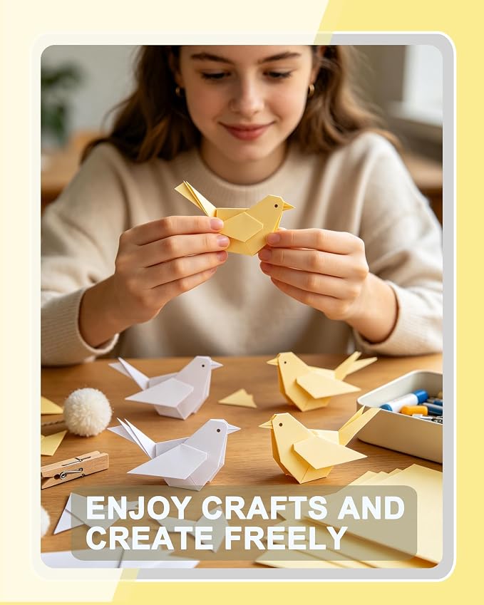 WritePads Yellow Paper, Multi-Purpose Canary Colored Paper, Colored Printer Paper 8.5” x 11”, 20 lb/75 GSM,200 Sheets, Jam-Free For Inkjet/laser printer, Copy, Office Home, Made in USA