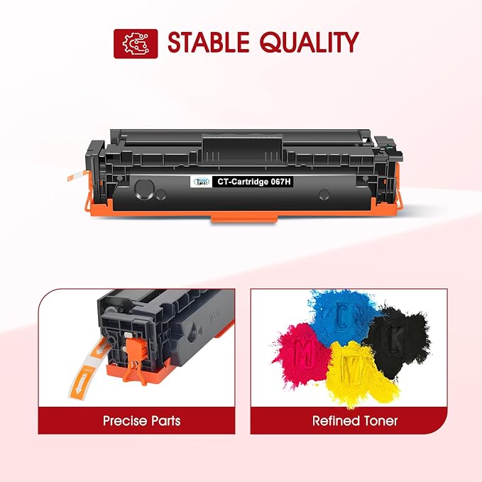 067H 067 Toner Cartridge Set MF654CDW MF656CDW MF650C High Yield Ink | Compatible for Canon Color ImageCLASS LBP632CDW MF655CDW MF653CDW LBP633CDW LBP630C MF652Cdw MF651Cw LBP631Cw Printer 4 Pack