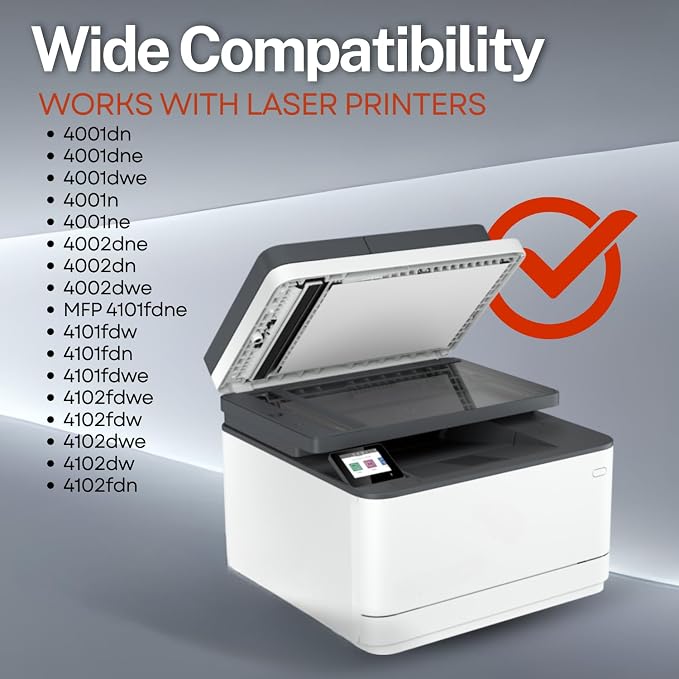 Ampro New W1408A 148A Replacement 148A MICR Toner Cartridge, for Check Printing with Laser Printers 4001dwe, 4001dw, MFP 4101 fdwe, 4101fdw. (Prints 3000 Pages)